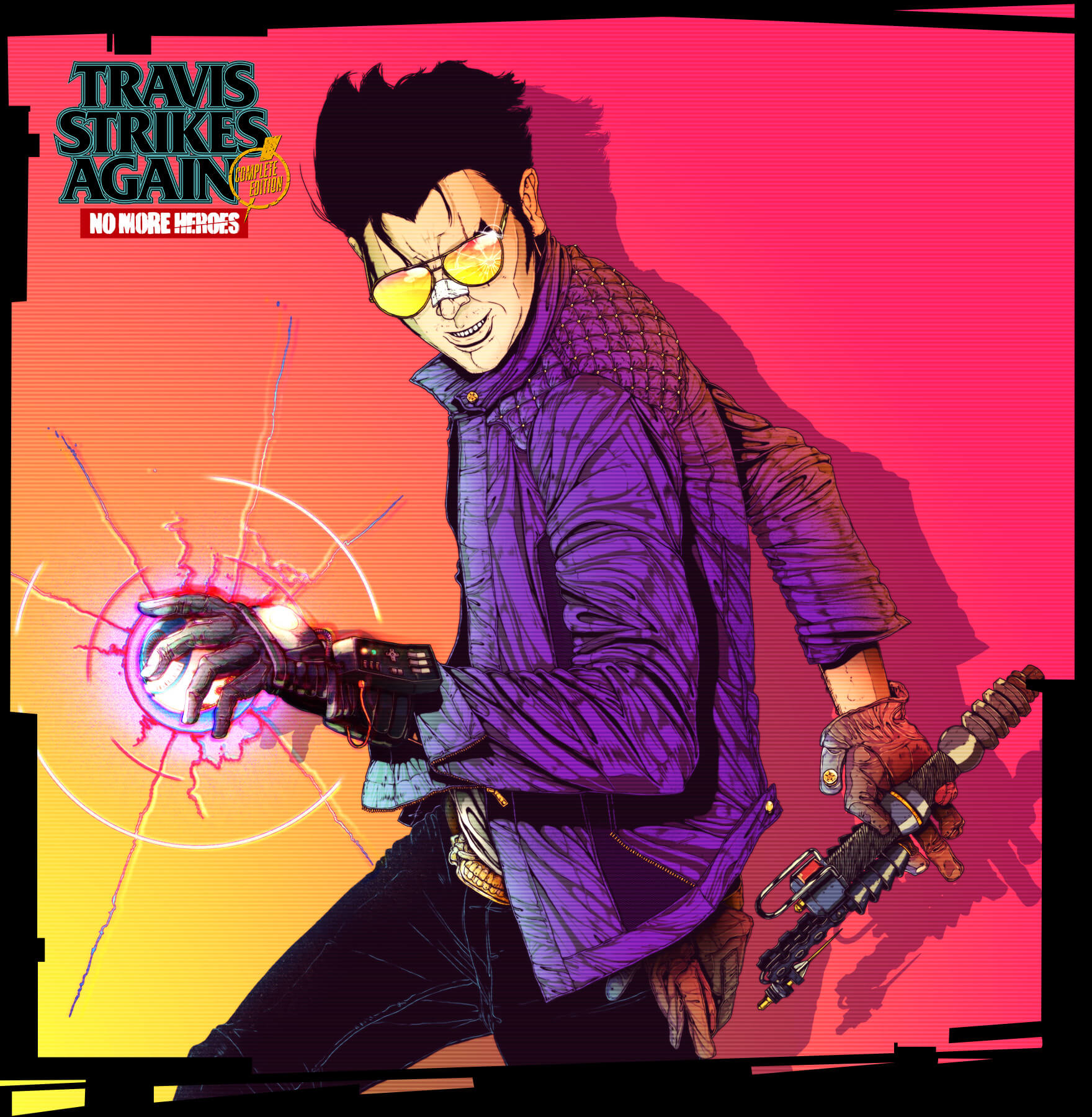 Travis Strikes Again: No More Heroes Complete Edition.